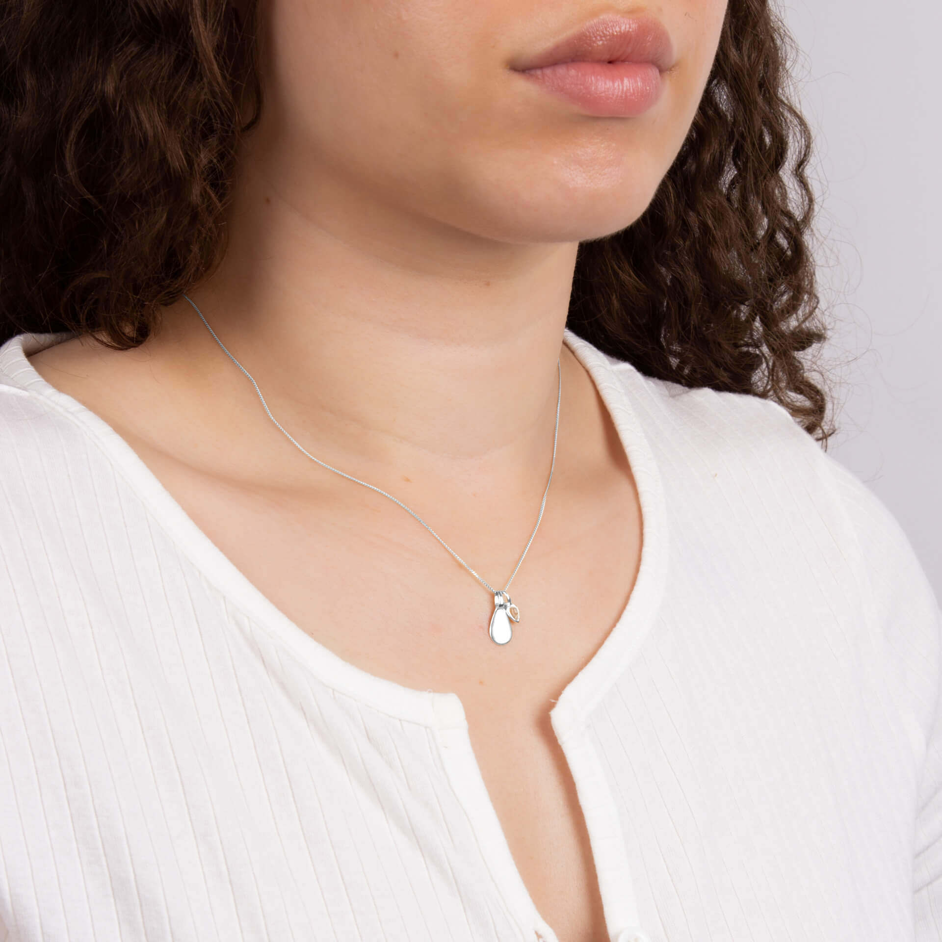 Gecko Jewellery Semi-Precious Birthstone Necklace | Recycled Silver