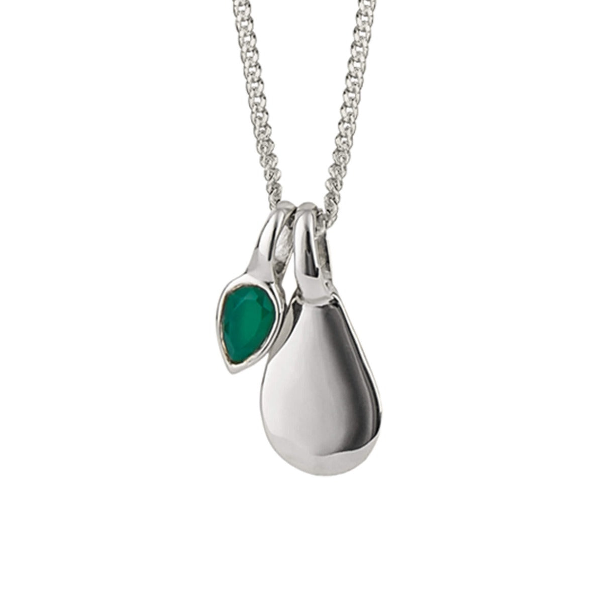 Gecko Jewellery Semi-Precious Birthstone Necklace | Recycled Silver