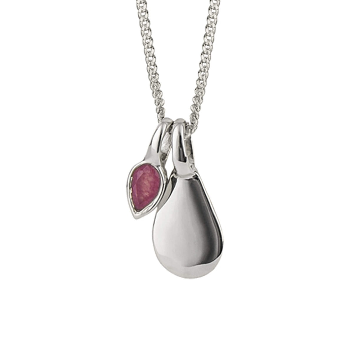 Gecko Jewellery Semi-Precious Birthstone Necklace | Recycled Silver