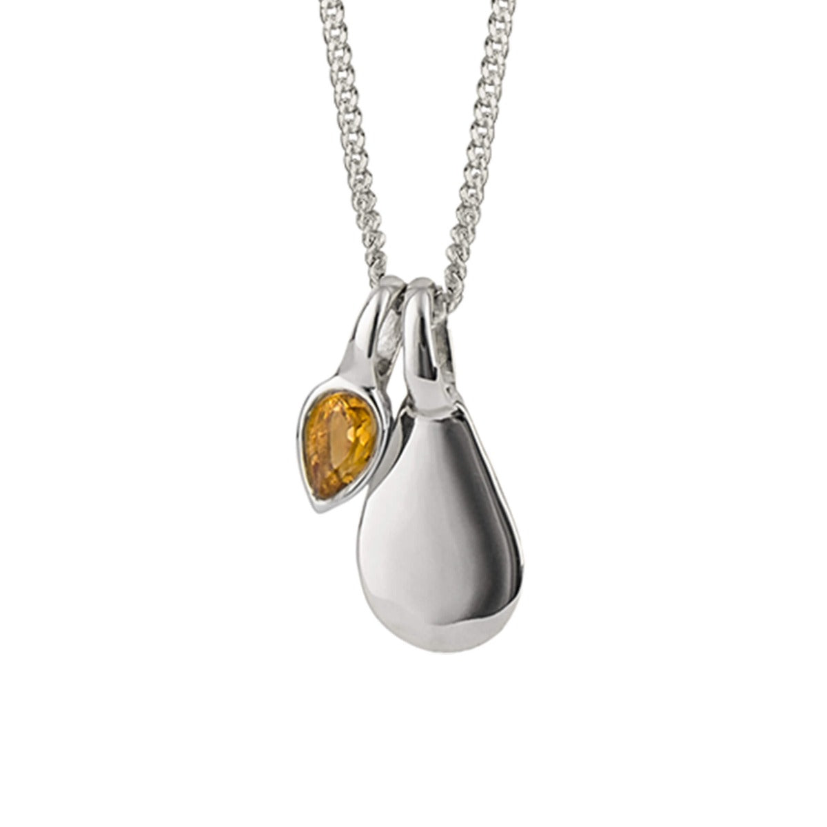 Gecko Jewellery Semi-Precious Birthstone Necklace | Recycled Silver