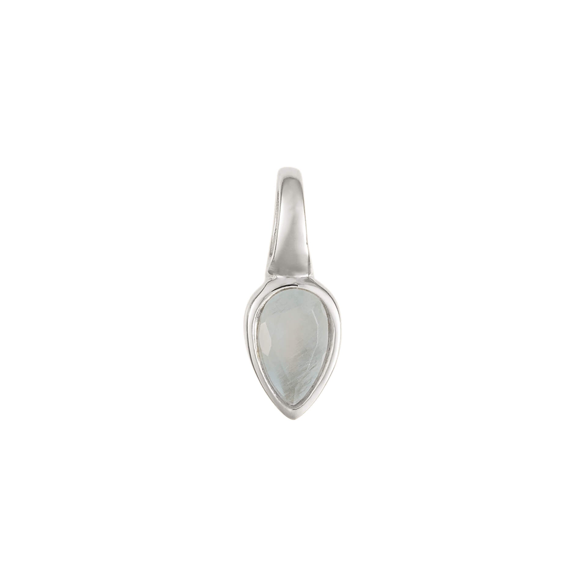 Gecko Jewellery Semi-Precious Birthstone Pendant in Sterling Silver