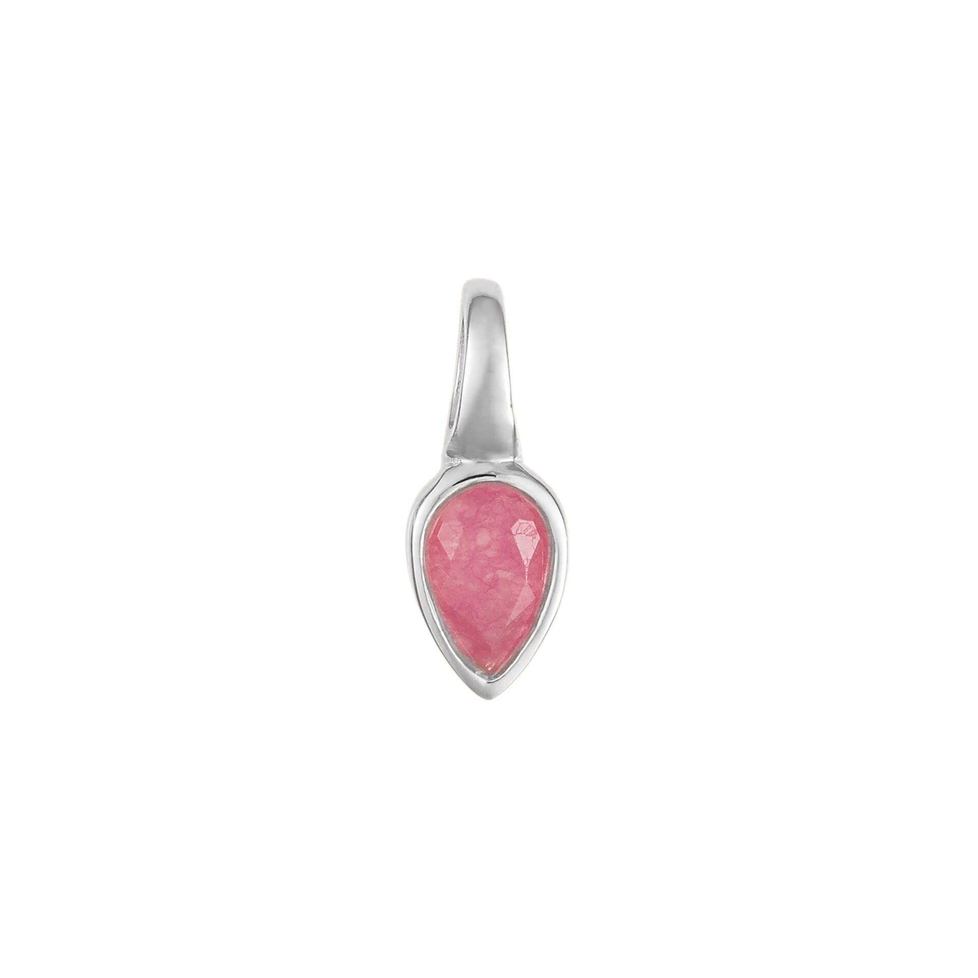 Gecko Jewellery Semi-Precious Birthstone Pendant in Sterling Silver