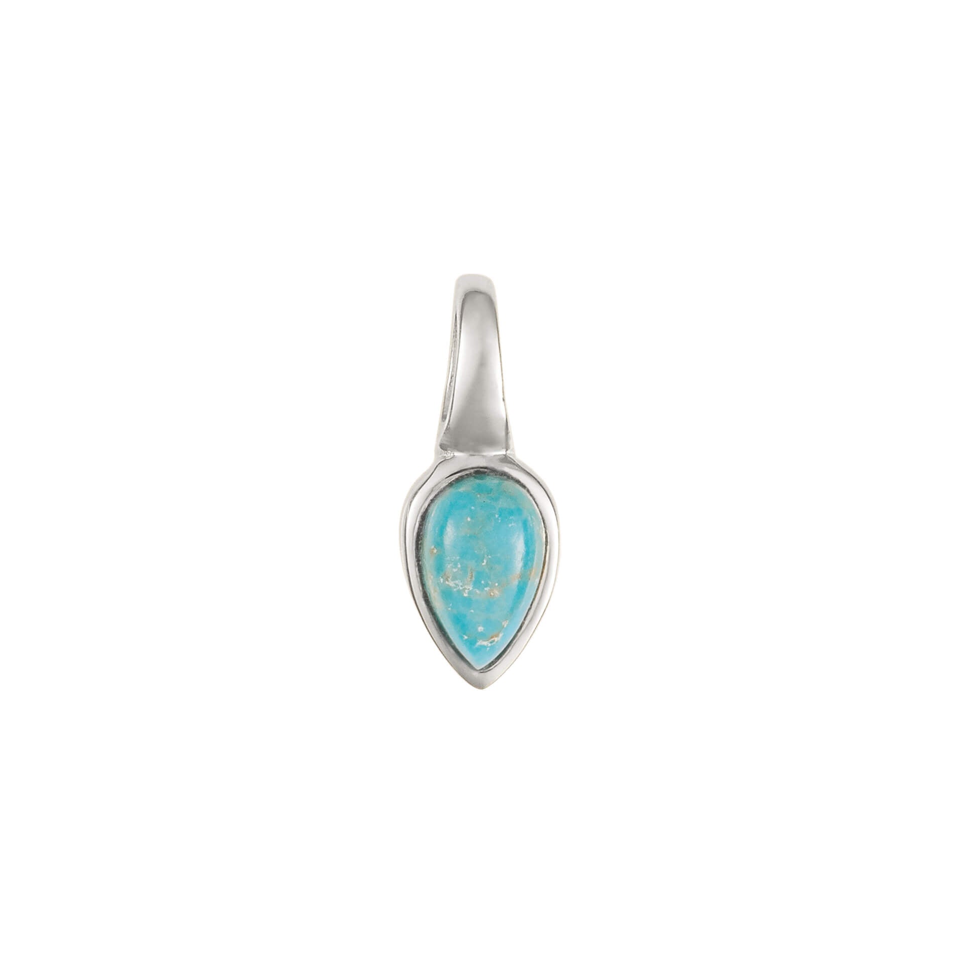 Gecko Jewellery Semi-Precious Birthstone Pendant in Sterling Silver
