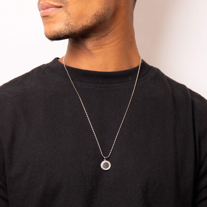 Fred Bennett Cilindro Chain – Recycled Sterling Silver - 61cm