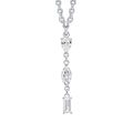 Gecko Jewellery Mixed Shapes Pendant – Recycled Sterling Silver & CZ
