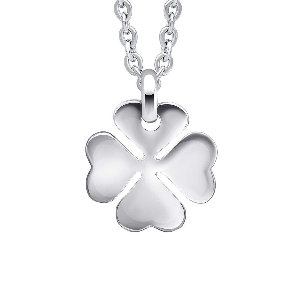 Four Leaf Clover Pendant | Gecko Jewellery Recycled Sterling Silver