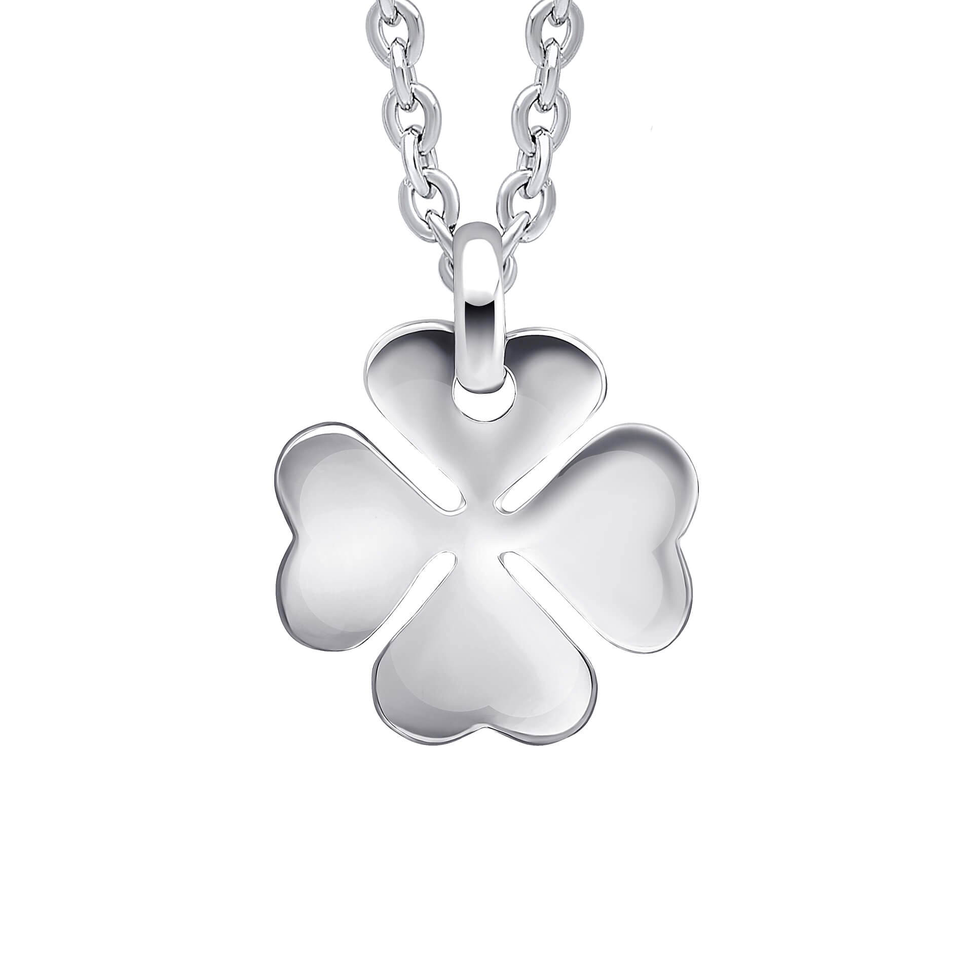Four Leaf Clover Pendant | Gecko Jewellery Recycled Sterling Silver