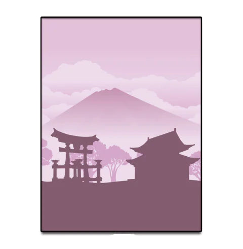 Japanese Style Landscape Wall Art Print – Architectural Design