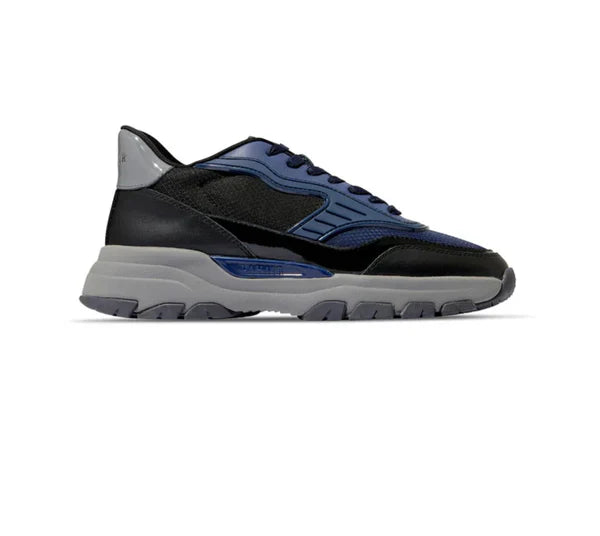 Lavair Pacific 2.0 Navy Chunky Leather Trainers - Men's UK 6 EU 40