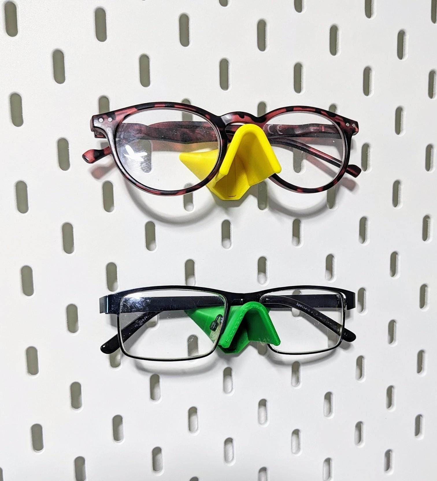 Chaddyverse Skadis Pegboard Glasses Holder - 2 Pack Sunglasses Rack