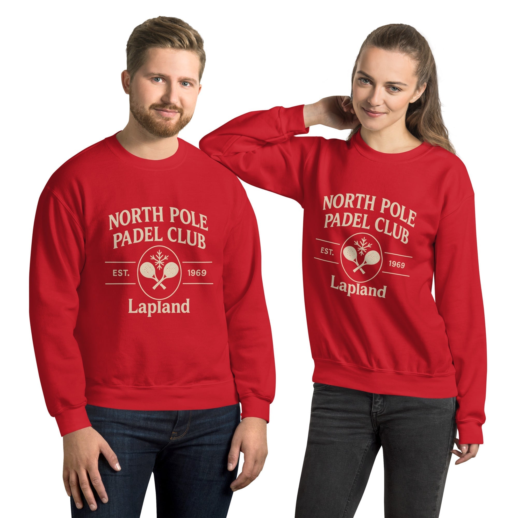 Christmas Padel Jumper Unisex Sweatshirt