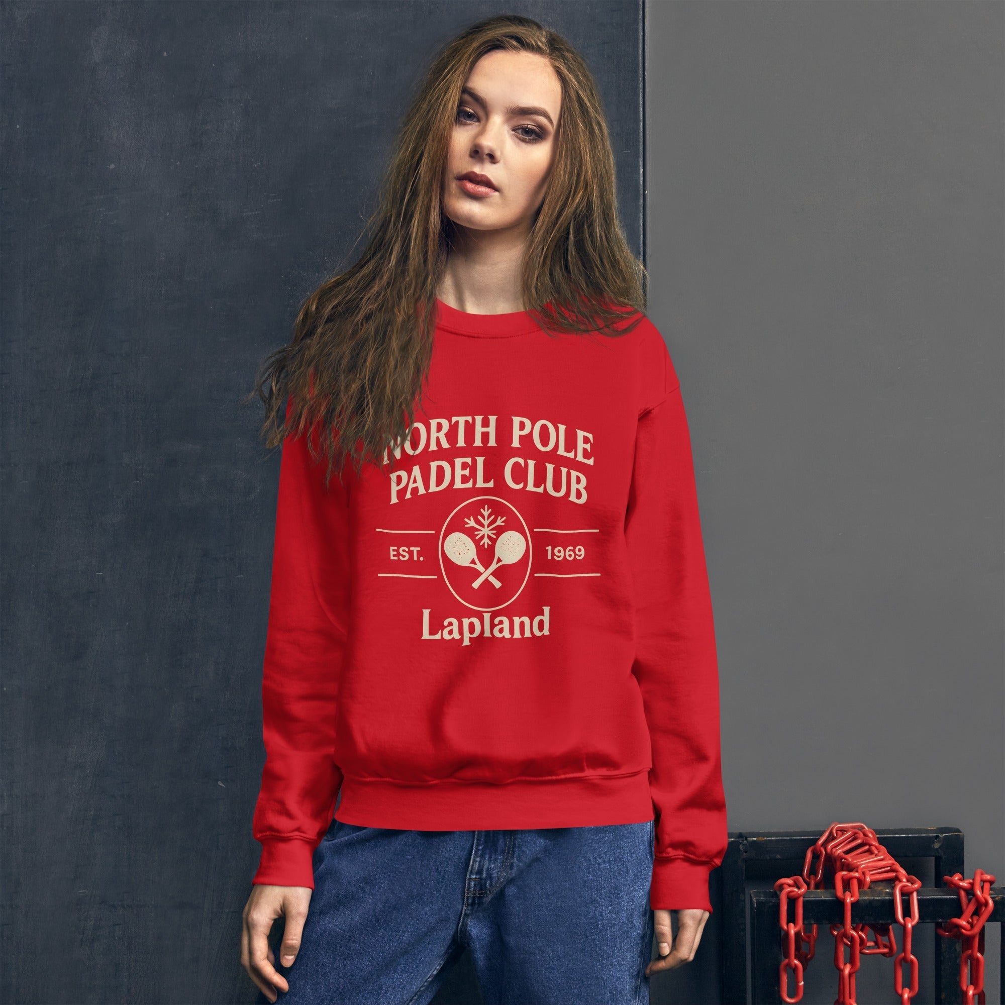 Christmas Padel Jumper Unisex Sweatshirt