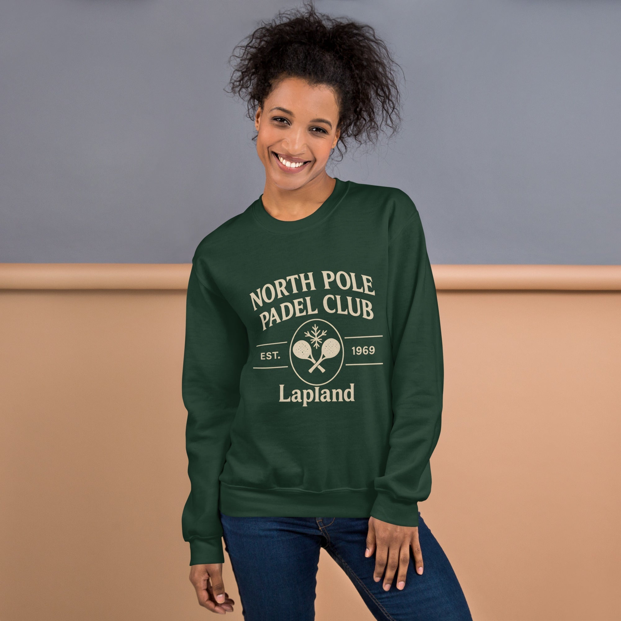 Christmas Padel Jumper Green - Unisex