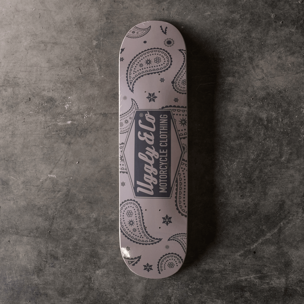 Uggly and Co Diamond Bandana Skateboard Deck | 8.25" Maple Wood