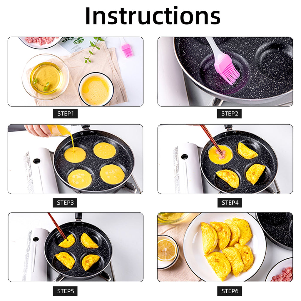 Seven-Hole Non-Stick Egg Frying Pan –  Cooking Pan