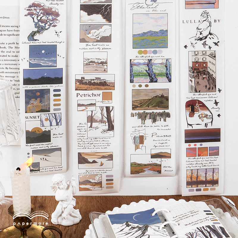 LuLuFun Studio Lonely Cruise Washi Tape – Decorative Paper Craft Tape