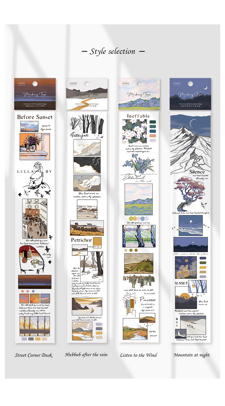 LuLuFun Studio Lonely Cruise Washi Tape – Decorative Paper Craft Tape