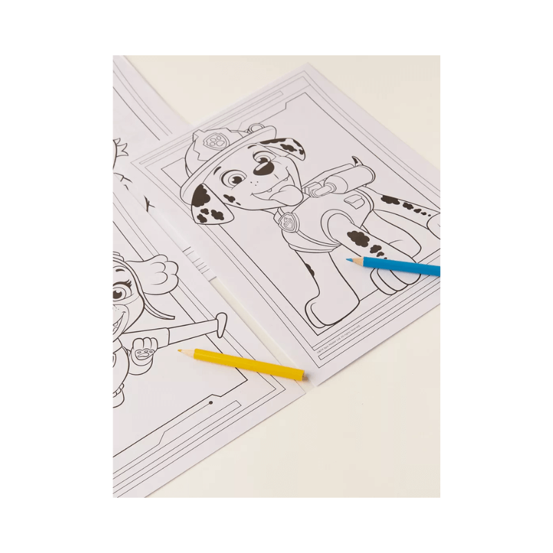 Paw Patrol Colouring Set by PoundFun – Kids Creative Art & Stationery