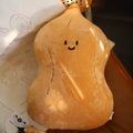 LuLuFun Studio Persimmon and Peanut Plush Pillow – Soft Novelty Cushion