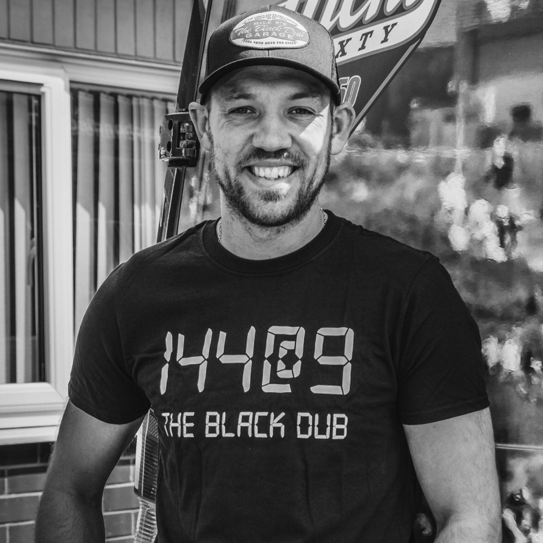 Uggly and Co Black Dub Garage Trucker Hat – Retro Mesh Adjustable Cap