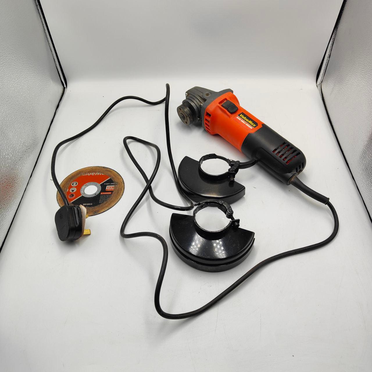 ValueMax 850W Angle Grinder – 115mm Corded Power Tool | 12000 RPM