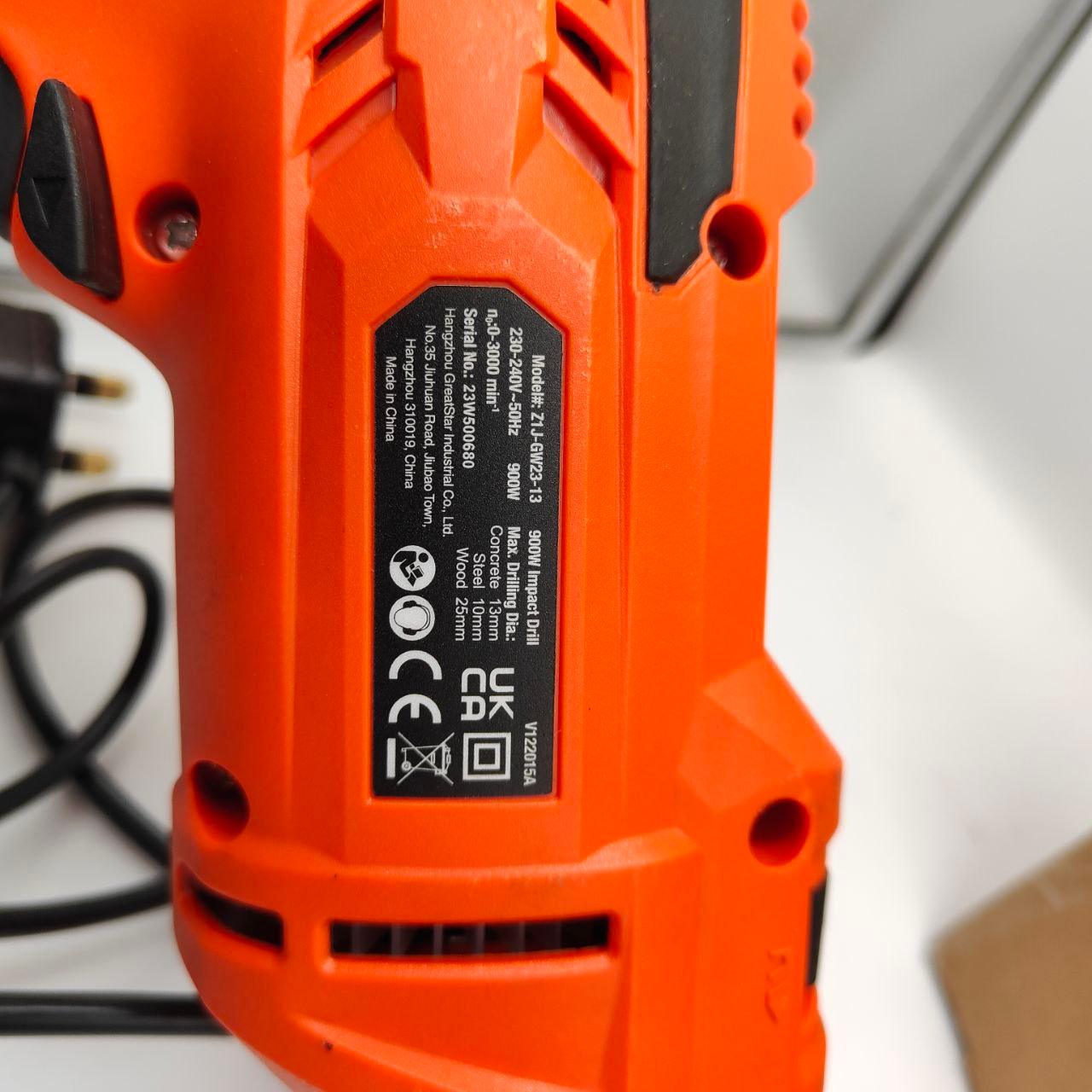 ValueMax 900W Corded Impact Drill - 13mm Chuck Variable Speed Combi Tool