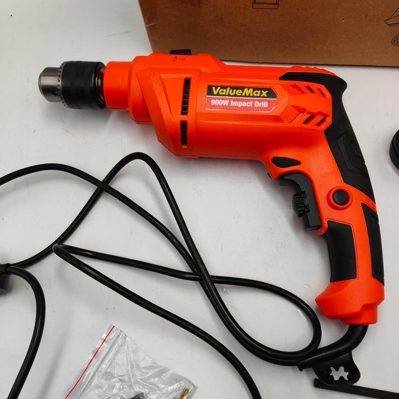 ValueMax 900W Corded Impact Drill - 13mm Chuck Variable Speed Combi Tool