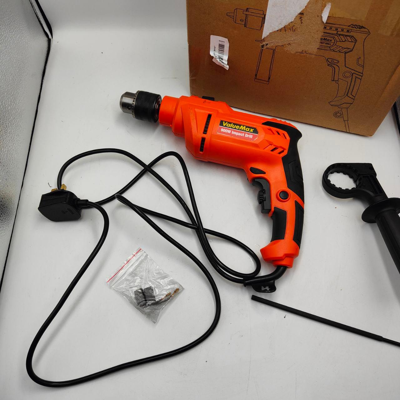 ValueMax 900W Corded Impact Drill - 13mm Chuck Variable Speed Combi Tool