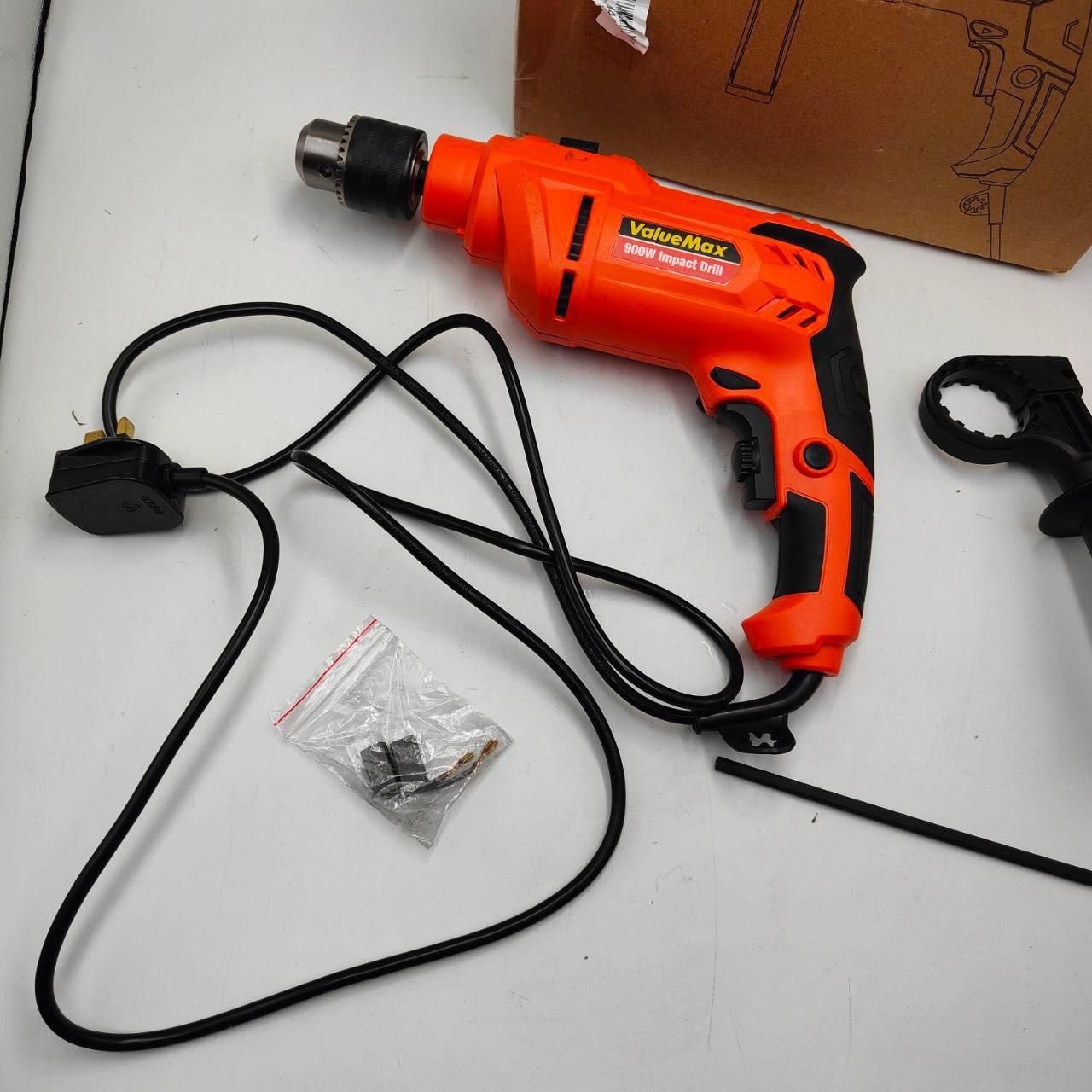 ValueMax 900W Corded Impact Drill - 13mm Chuck Variable Speed Combi Tool