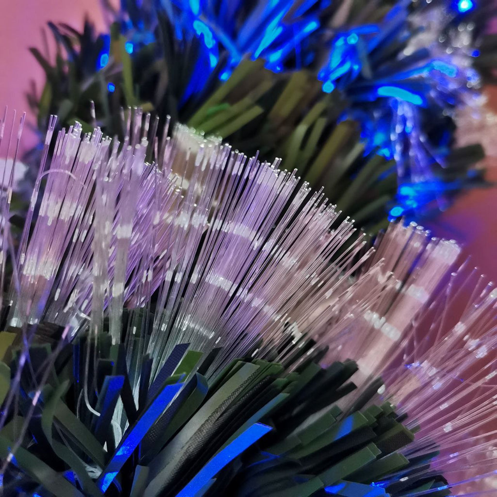 Massive Discounts 6ft Pre-Lit Fiber Optic Artificial Christmas Tree
