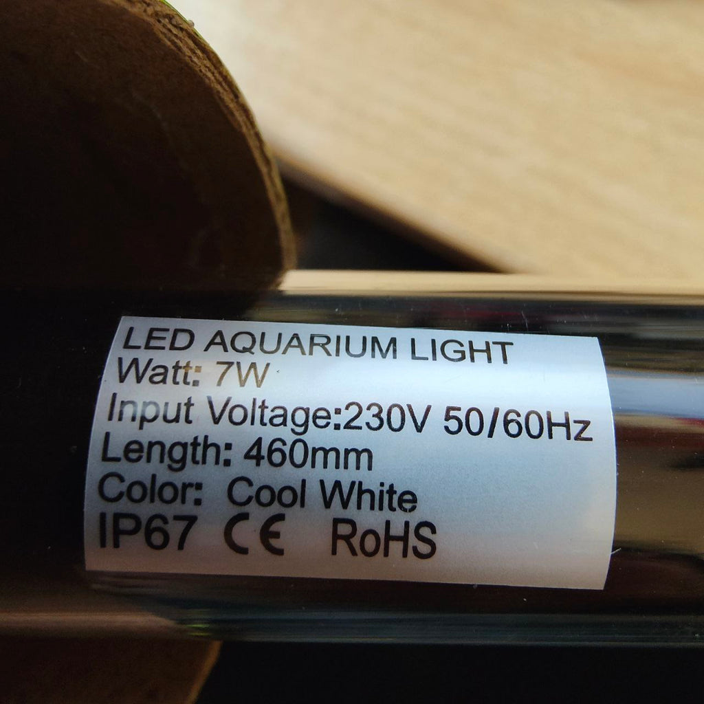 AquarLine LED Aquarium Light | 46cm Bright White IP67 Waterproof
