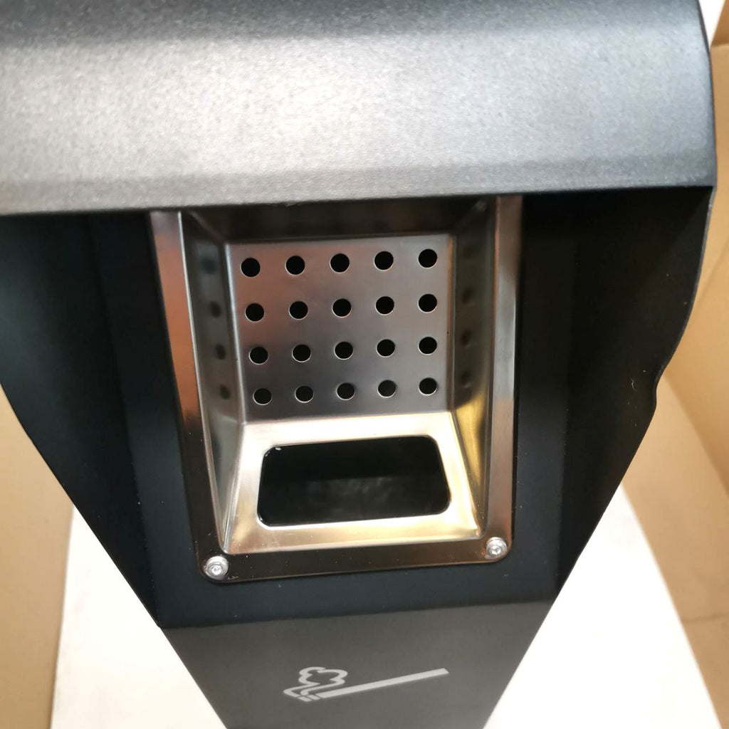 Nisorpa 1.2M Stainless Steel Vertical Trash Bin - Odor-Proof Outdoor Can