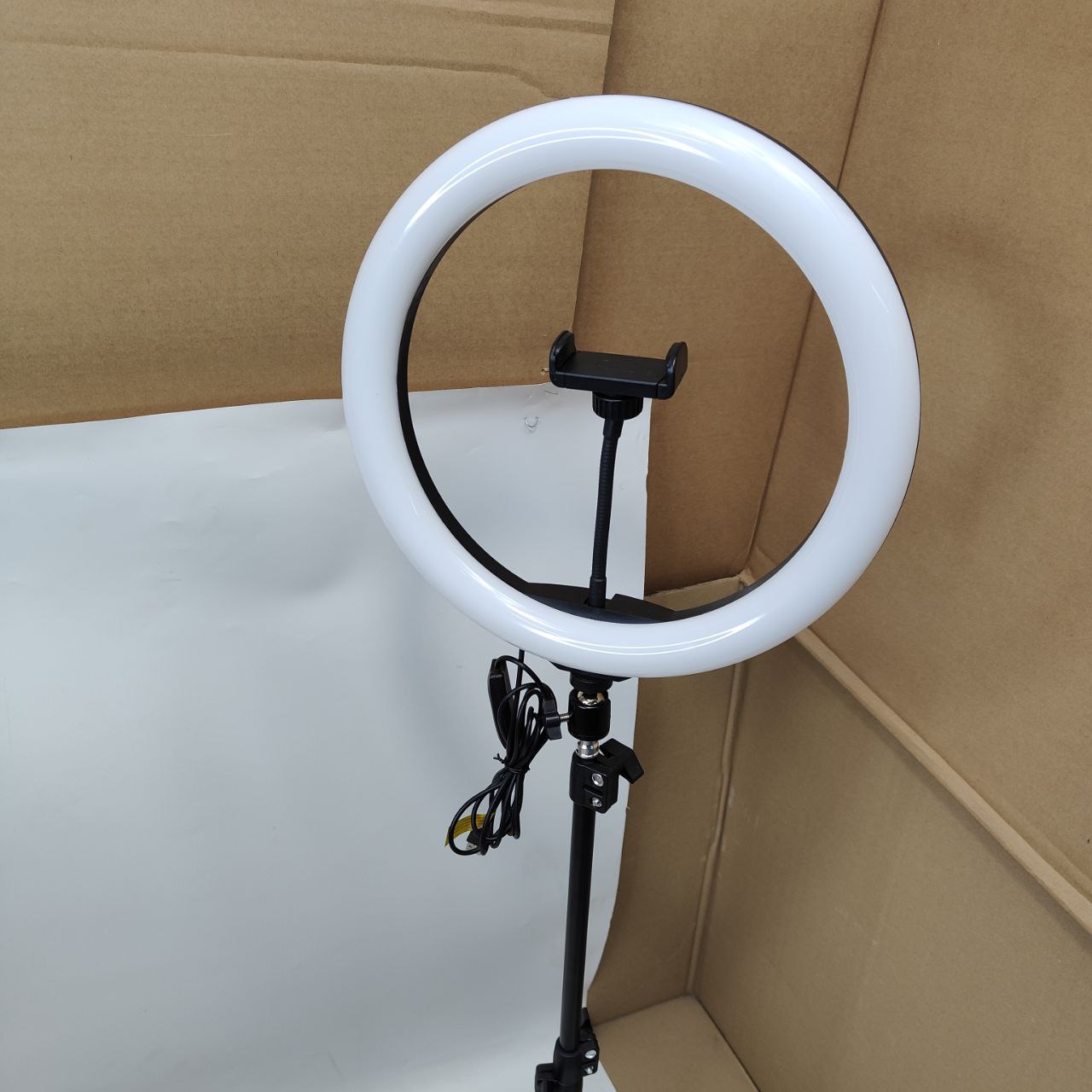 LIPETY 13'' Selfie Ring Light with Tripod Stand and Phone Holder