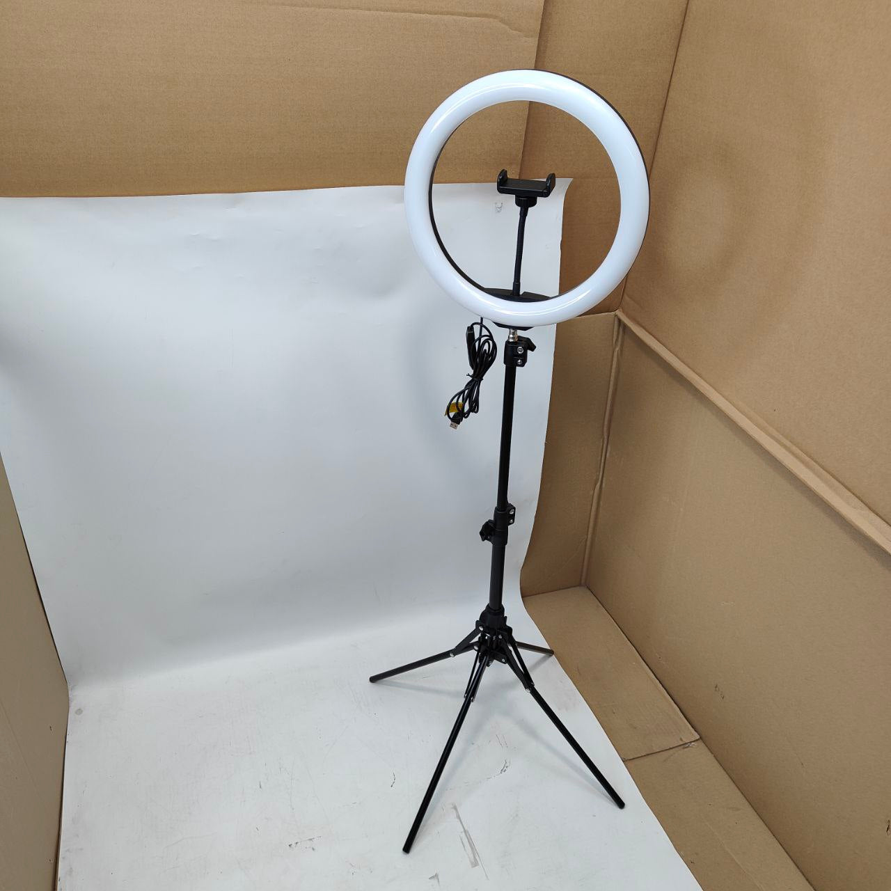 LIPETY 13'' Selfie Ring Light with Tripod Stand and Phone Holder