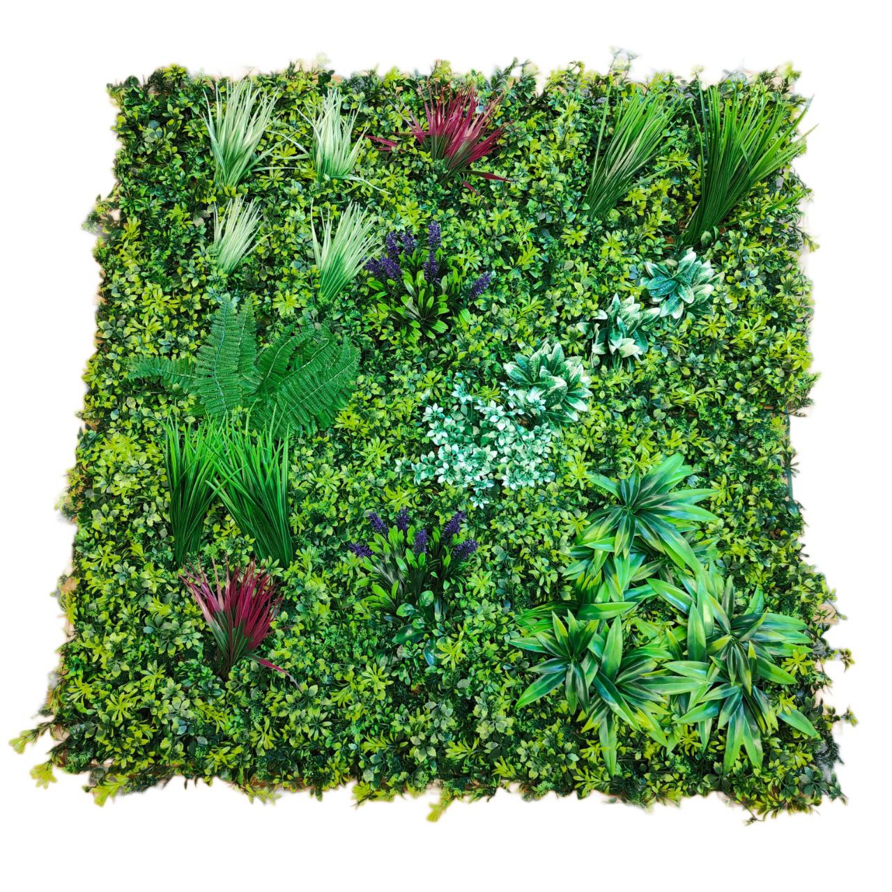 Massive Discounts UV-Resistant Artificial Green Wall Panel | 100x100cm