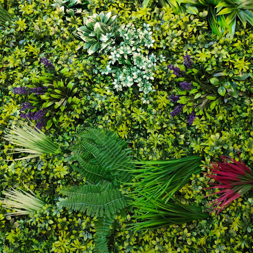Massive Discounts UV-Resistant Artificial Green Wall Panel | 100x100cm