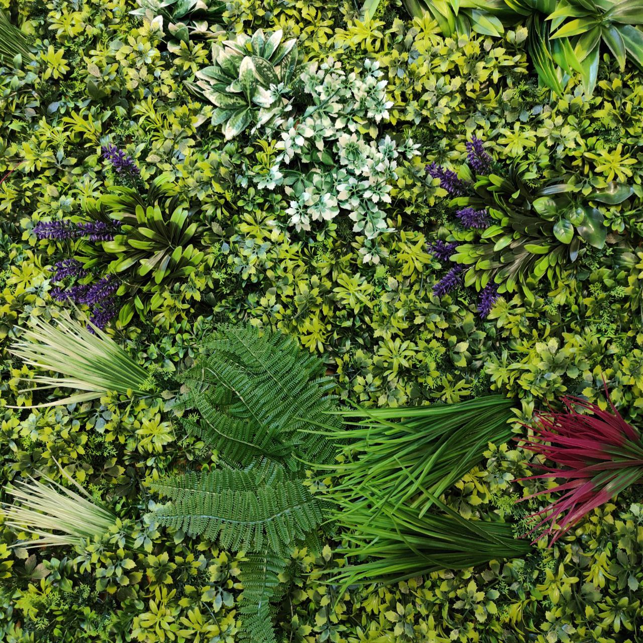 Massive Discounts UV-Resistant Artificial Green Wall Panel | 100x100cm