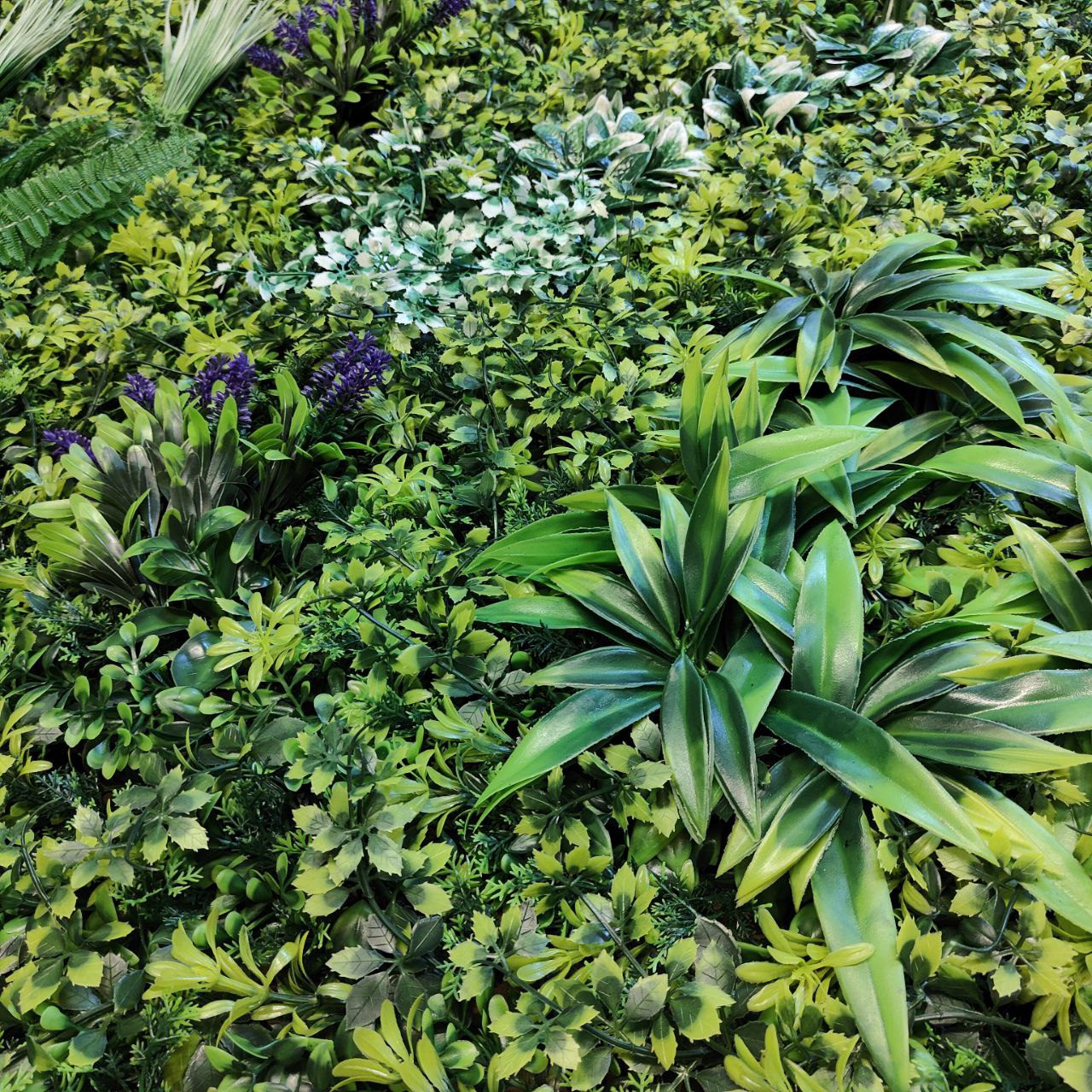 Massive Discounts UV-Resistant Artificial Green Wall Panel | 100x100cm