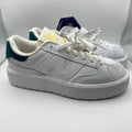 New Balance CT302 Women's Platform Sneakers – Off-White & Green – UK 6.5
