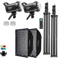 Godox SL60IIBi 75W Bi-Color LED Video Light 2-Light Studio Kit