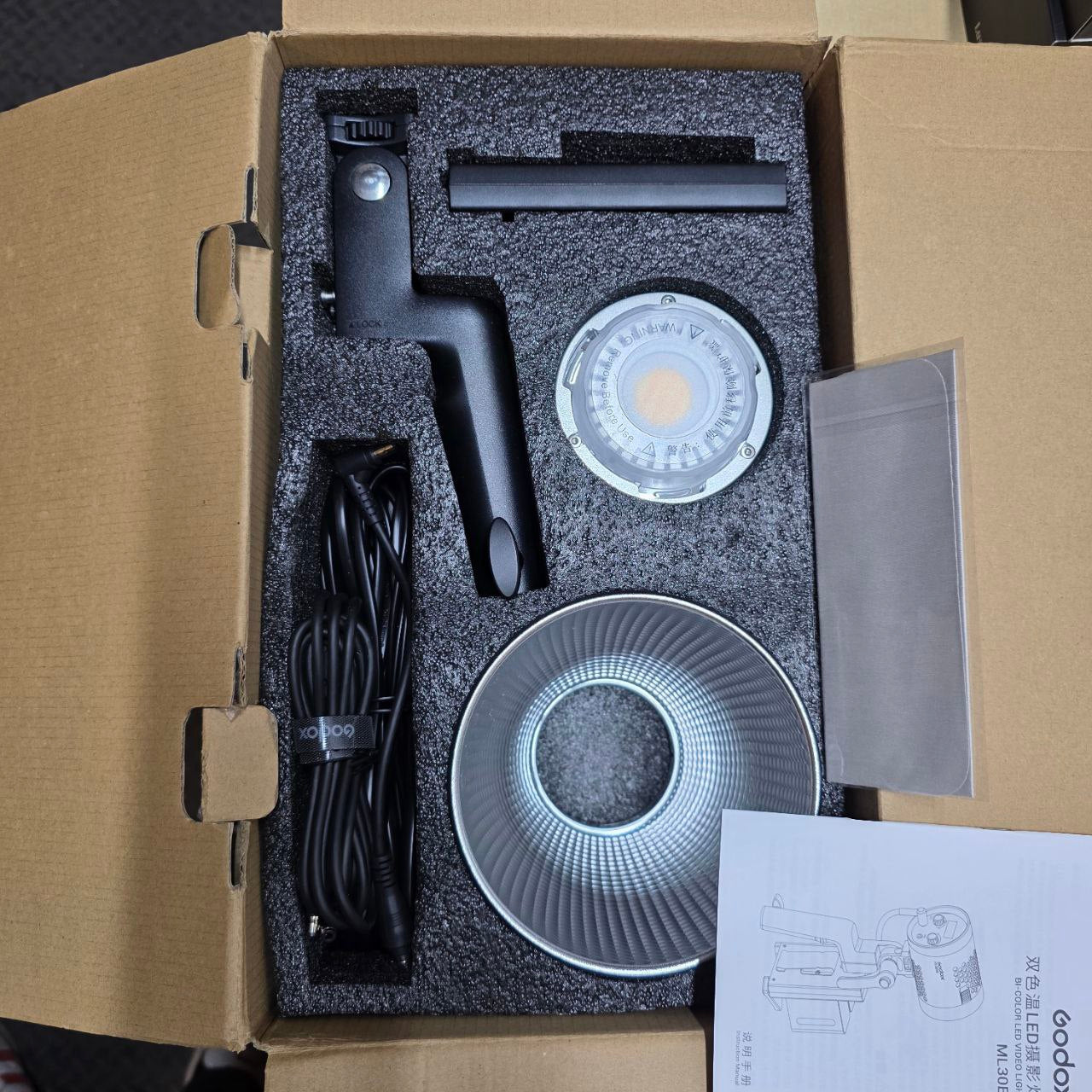 Godox ML30Bi 40W Bi-Color LED Video Light | 2800-6500K Portable Light