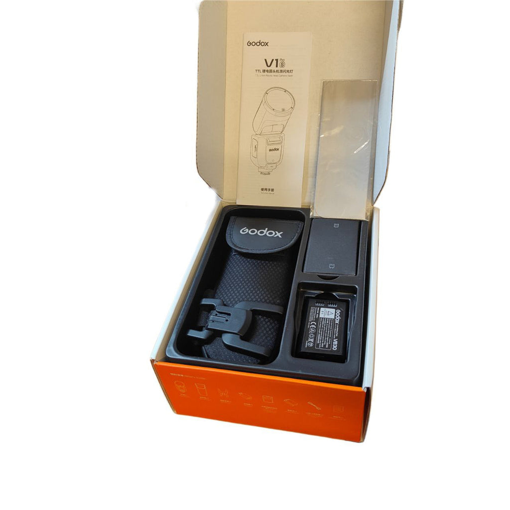 Godox V1Pro-S Round Head Flash for Sony – TTL HSS Speedlight with SU-1