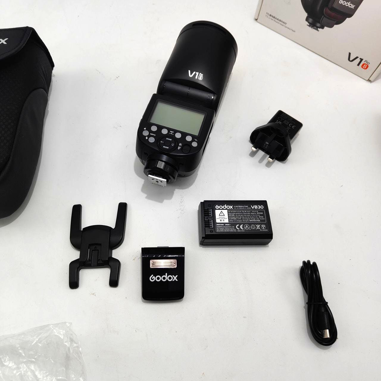 Godox V1Pro-S Round Head Flash for Sony | TTL HSS with SU-1 Sub Flash