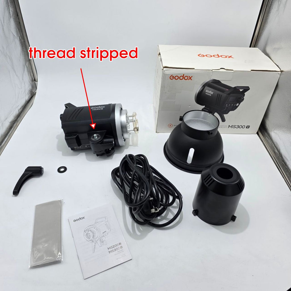 Godox MS300-V Studio Flash – 300W Compact Strobe with Bowens Mount