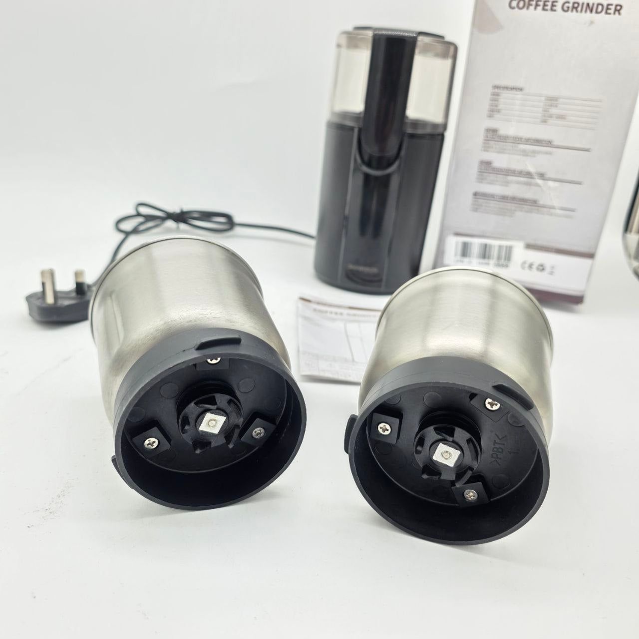 SHARDOR Electric Coffee and Spice Grinder | Wet and Dry 2-Bowl Set