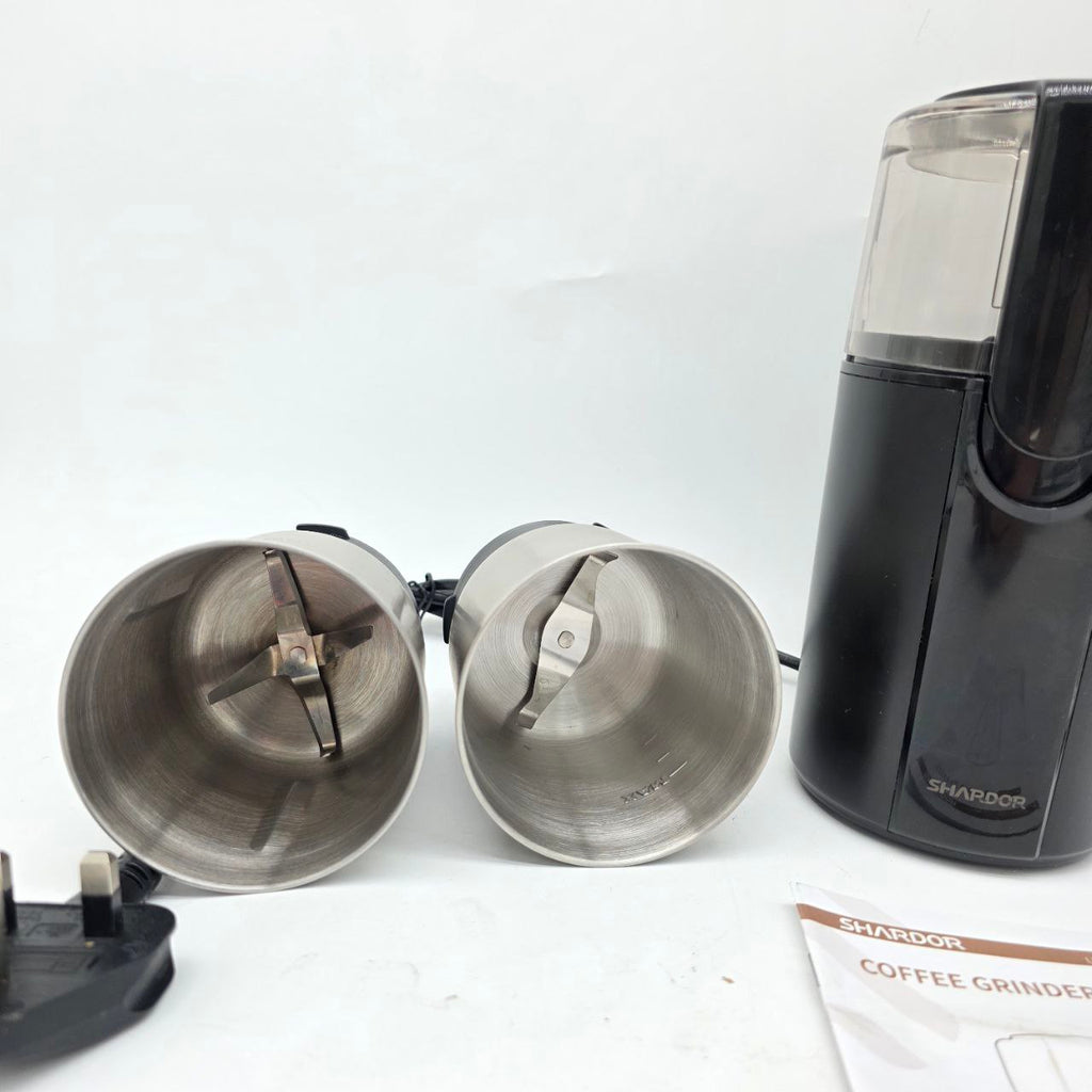 SHARDOR Electric Coffee and Spice Grinder | Wet and Dry 2-Bowl Set