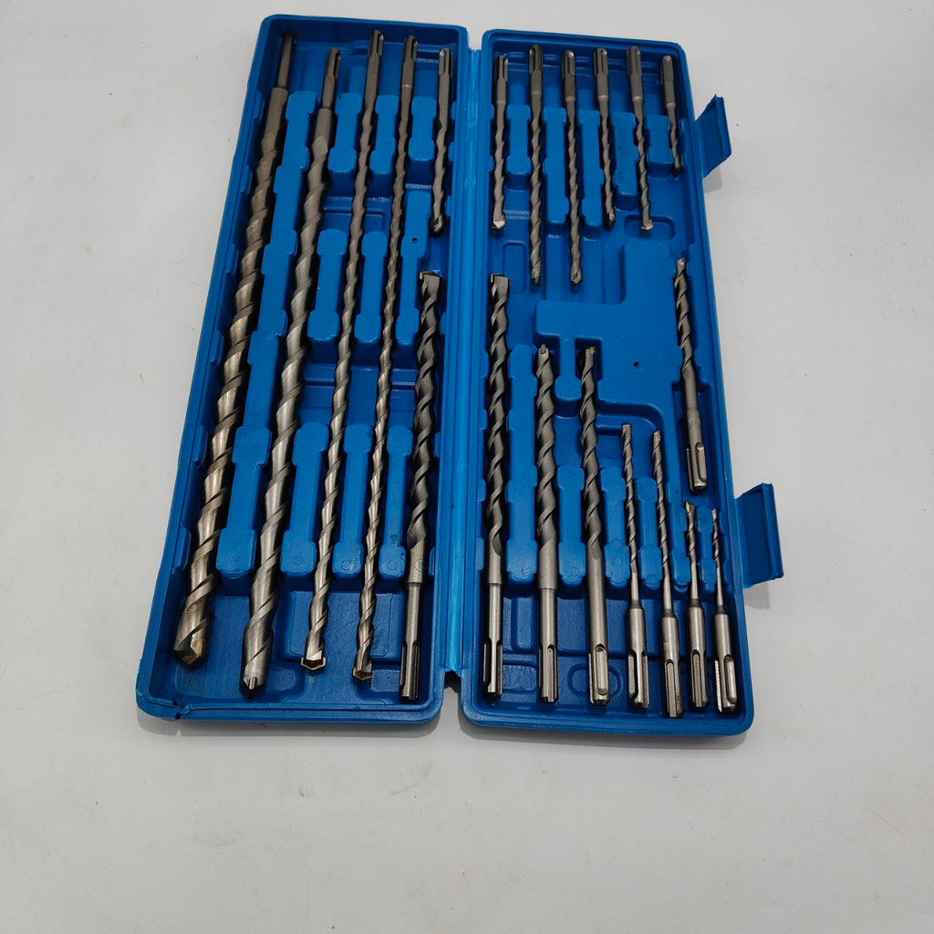 Massive Discounts SDS Masonry Drill Bit Set - 20pcs Carbide Tipped Steel
