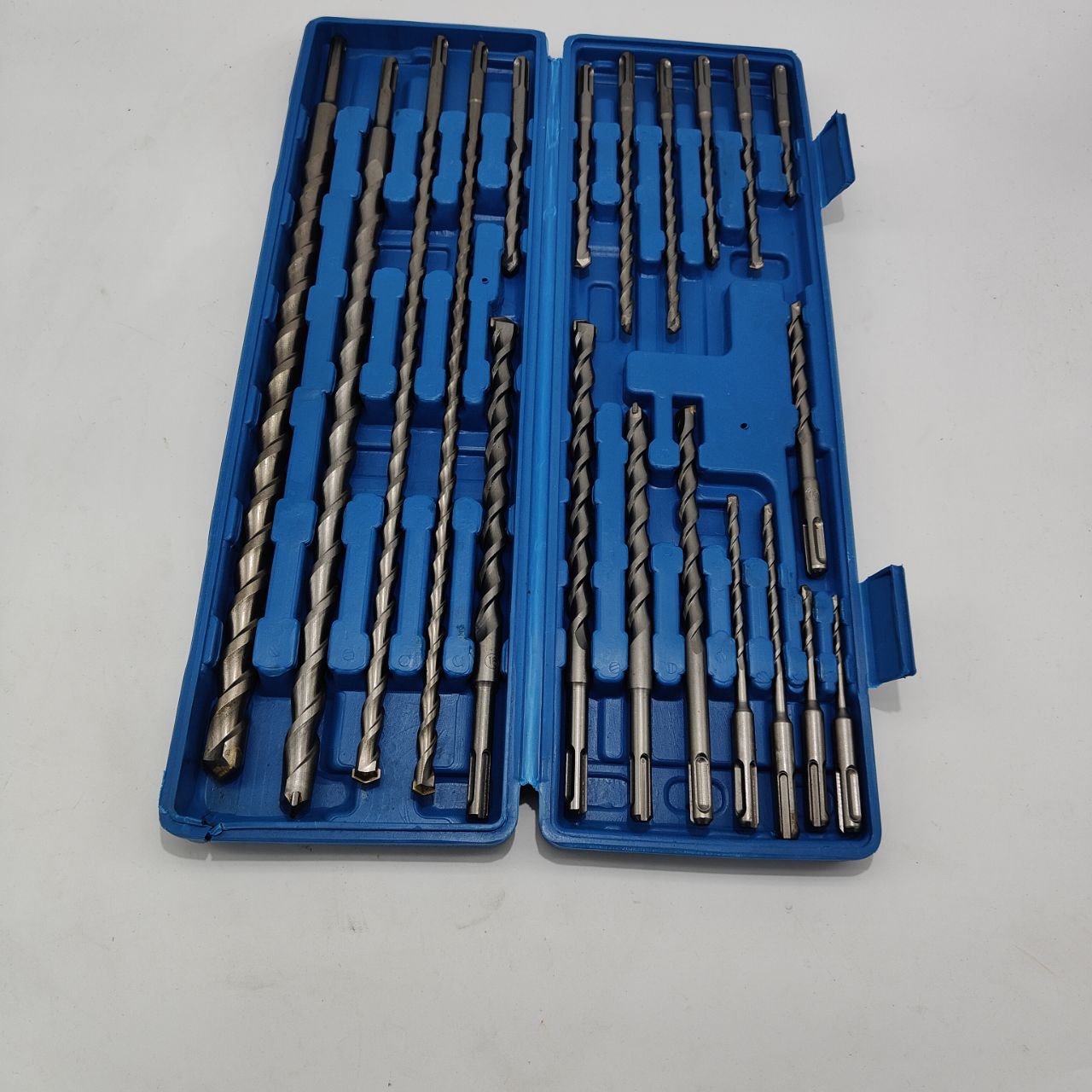 Massive Discounts SDS Masonry Drill Bit Set - 20pcs Carbide Tipped Steel