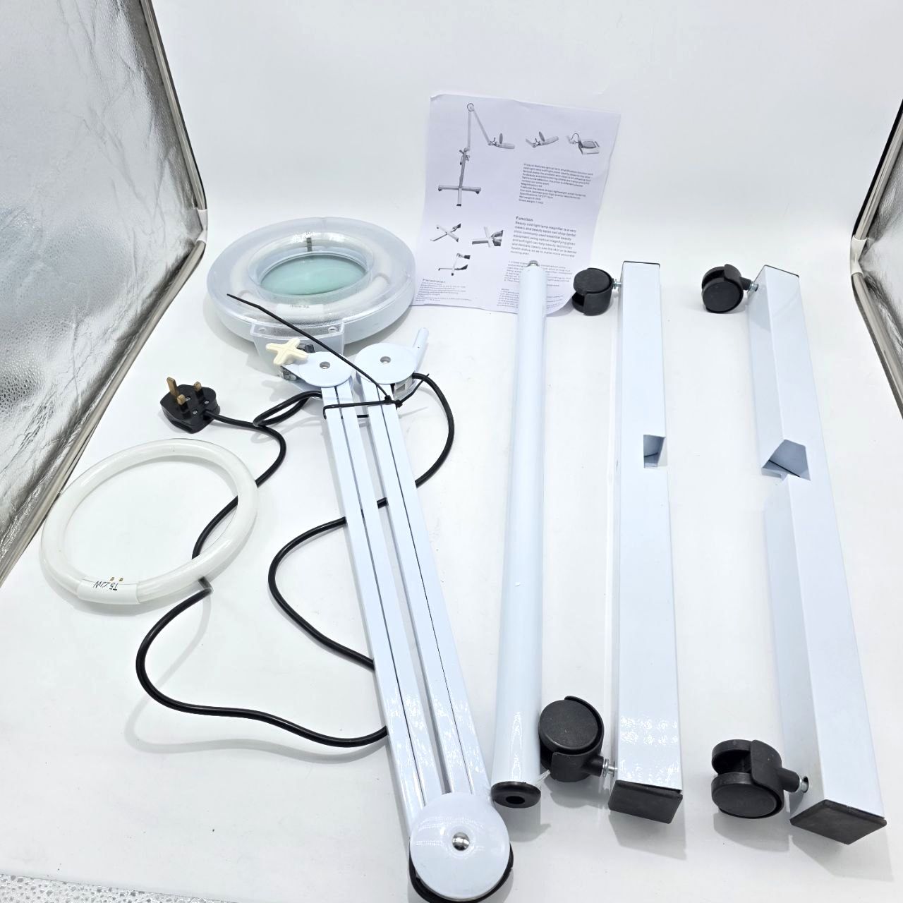 Massive Discounts 5X Magnifying Floor Lamp – Adjustable LED Beauty Light