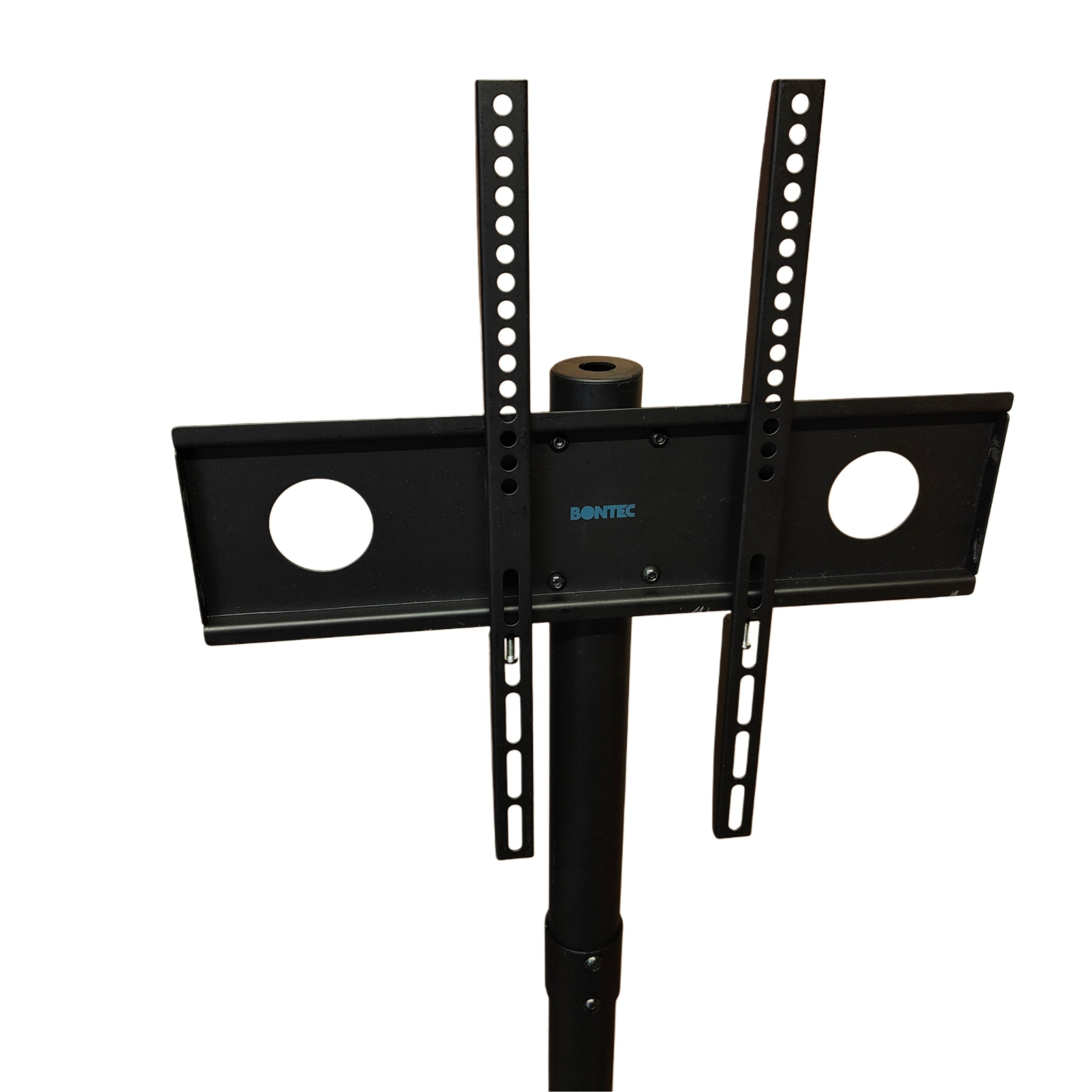 BONTEC Mobile TV Stand on Wheels | 23-60 Inch Height Adjustable Cart